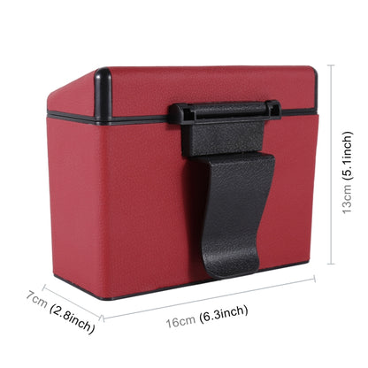 Car Plastic Trash Can Large Capacity Interior Accessories Box (Red) - In Car by buy2fix | Online Shopping UK | buy2fix