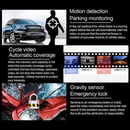 V9 HD 3 inch Car Single Camera Night Vision Driving Recorder Jerry Scheme - Car DVRs by buy2fix | Online Shopping UK | buy2fix