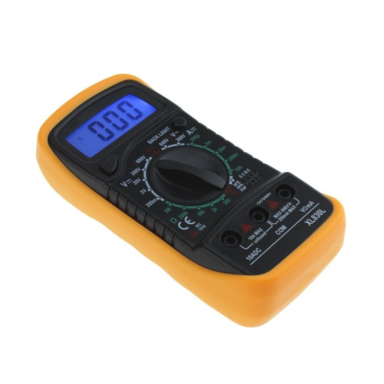 XL830L LCD Backlit Handheld Digital Multimeter -  by buy2fix | Online Shopping UK | buy2fix