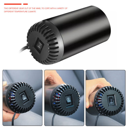 Car High-Power Cylinder Heater 12V Defogging Defroster with Holder - Heating & Fans by buy2fix | Online Shopping UK | buy2fix