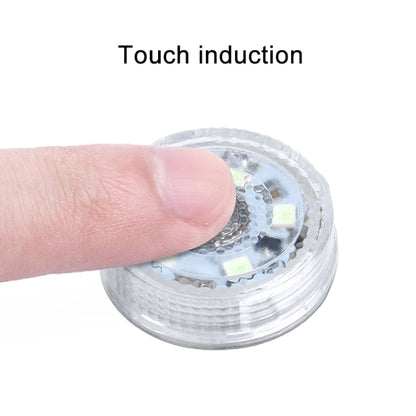 Car LED Interior Touch Light with A Button Battery (Blue Light) - In Car by buy2fix | Online Shopping UK | buy2fix