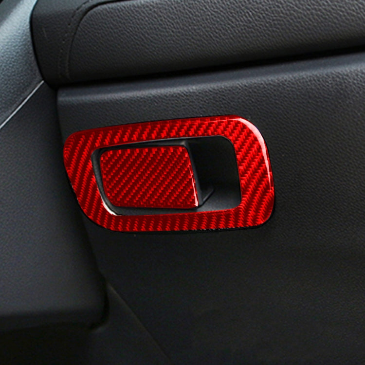 Car Carbon Fiber Storage Box Switch Frame Decorative Sticker for Honda Tenth Generation Civic 2016-2019, Left Drive (Red) - In Car by buy2fix | Online Shopping UK | buy2fix