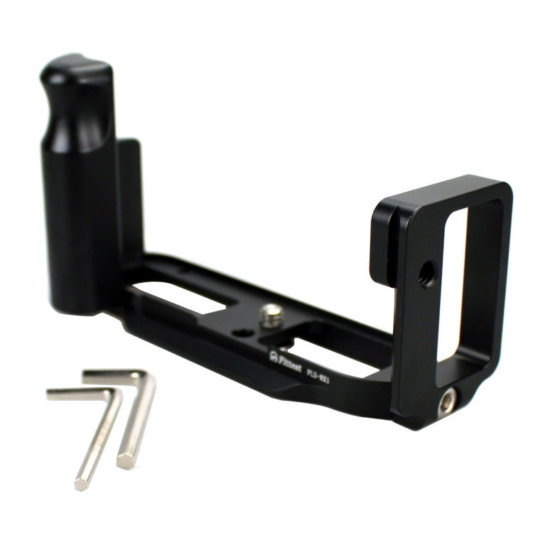 FITTEST FLS-RX1 Vertical Shoot Quick Release L Plate Bracket Base Holder for Sony RX1 (Black) - Camera Accessories by FITTEST | Online Shopping UK | buy2fix