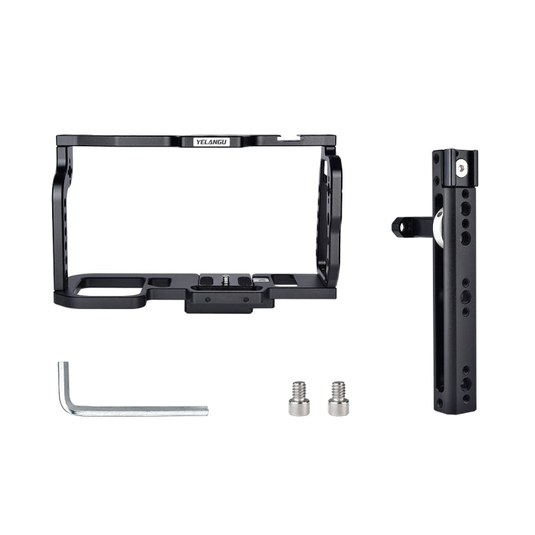 YELANGU C9-A YLG0911A Handle Video Camera Cage Stabilizer for DJI BMPCC 4K(Black) - Camera Cage by YELANGU | Online Shopping UK | buy2fix