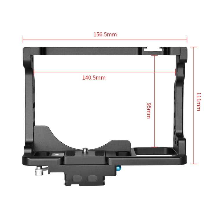 YELANGU C15-A YLG0711A-A01 Video Camera Cage Stabilizer for Nikon Z6 / Z7 (Black) - Camera Accessories by YELANGU | Online Shopping UK | buy2fix