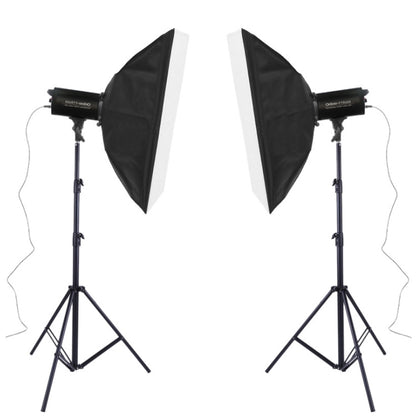 TRIOPO Oubao TTR400W 60x90cm Studio Softbox + Tripod Mount + 2x E27 150W Light Bulb Photography Lighting Tow Piece Set - Camera Accessories by TRIOPO | Online Shopping UK | buy2fix