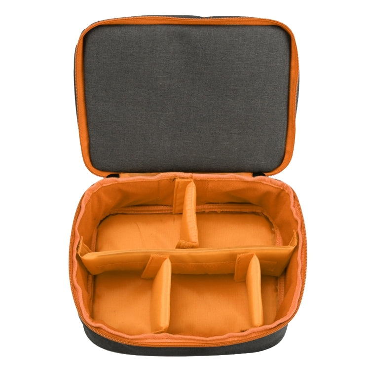 HU107513 Portable Waterproof Scratch-proof Abrasive Material Outdoor Sports Sling Shoulder Bag Handbag DSLR Camera Bag Phone Bag with Adjustable Detachable Shoulder Strap for GoPro, SJCAM, Nikon, Cano ... Samsung, Huawei, Size: 25.5 x 20.5 x 29 cm(Orange) - Camera Accessories by buy2fix | Online Shopping UK | buy2fix