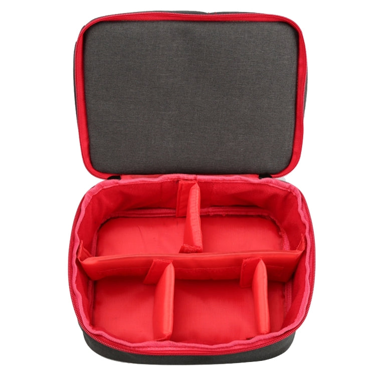 HU107513 Portable Waterproof Scratch-proof Abrasive Material Outdoor Sports Sling Shoulder Bag Handbag DSLR Camera Bag Phone Bag with Adjustable Detachable Shoulder Strap for GoPro, SJCAM, Nikon, Cano ... e, Samsung, Huawei, Size: 25.5 x 20.5 x 29 cm(Red) - Camera Accessories by buy2fix | Online Shopping UK | buy2fix