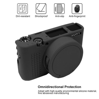 Soft Silicone Protective Case for Sony ZV-1 (Coffee) - Camera Accessories by buy2fix | Online Shopping UK | buy2fix