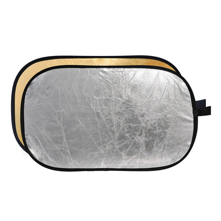 Godox FT01 2 in 1 Gold / Silver Oval Folding Reflector Board, Size: 150 x 200cm -  by Godox | Online Shopping UK | buy2fix