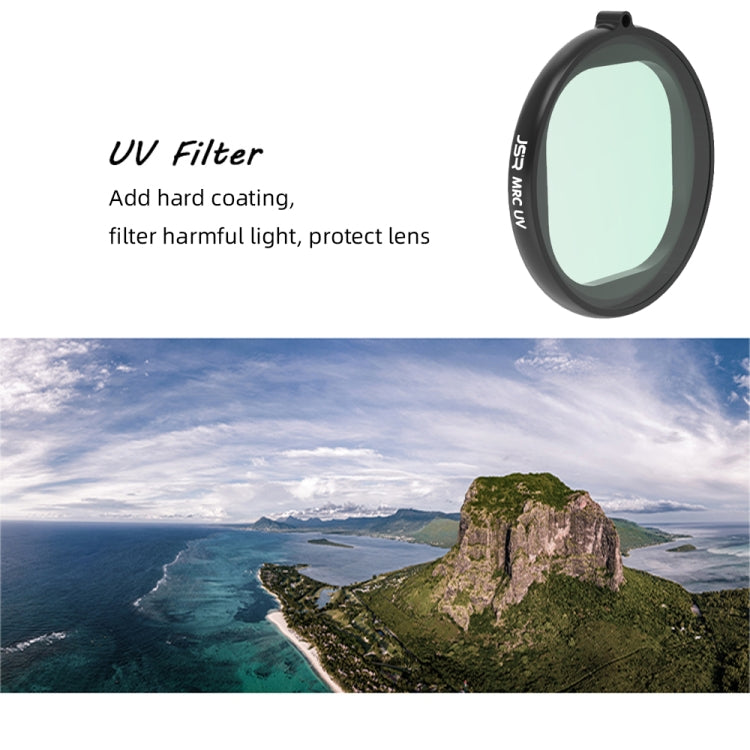 JSR Round Housing UV Lens Filter for GoPro HERO8 Black - DJI & GoPro Accessories by JSR | Online Shopping UK | buy2fix