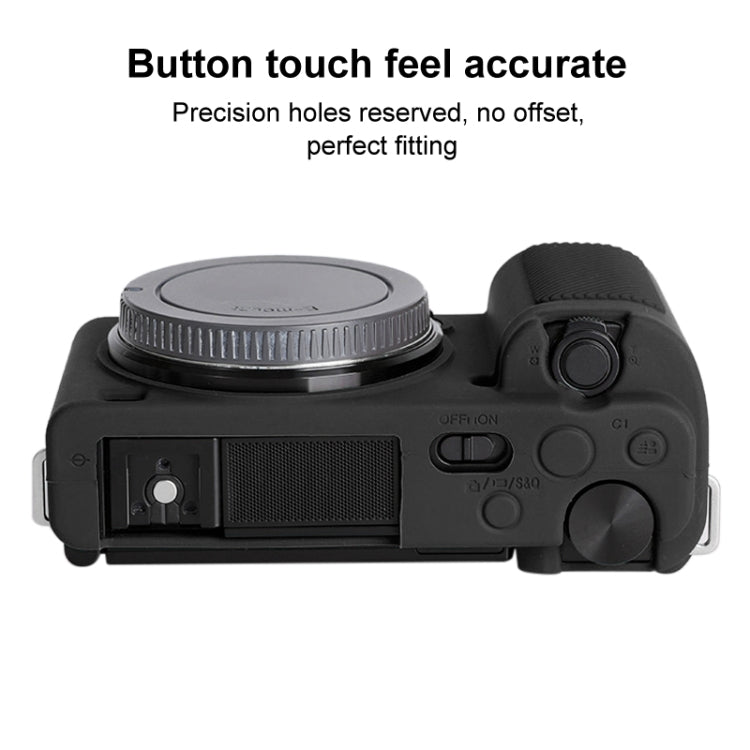 For Sony ZV-E10 Soft Silicone Protective Case (Black) - Camera Accessories by buy2fix | Online Shopping UK | buy2fix