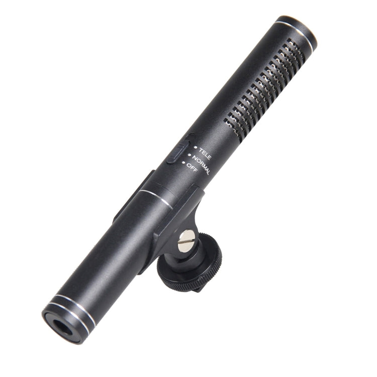 YELANGU YLG1401A Double Back Pole Professional Condenser Shotgun Microphone for DSLR & DV Camcorder(Black) - Consumer Electronics by YELANGU | Online Shopping UK | buy2fix