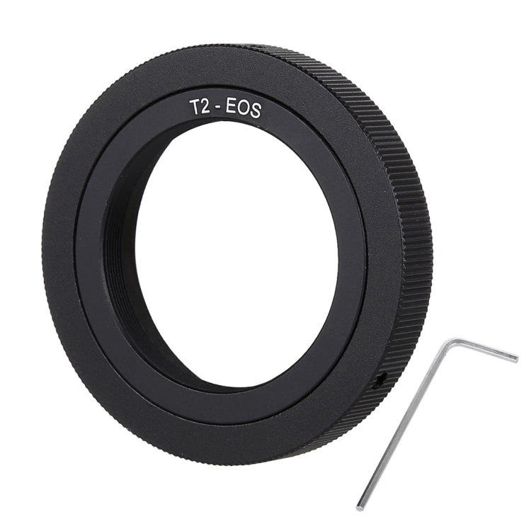 T2-EOS T2 Thread Lens to EOS Mount Metal Adapter Stepping Ring - Camera Accessories by buy2fix | Online Shopping UK | buy2fix