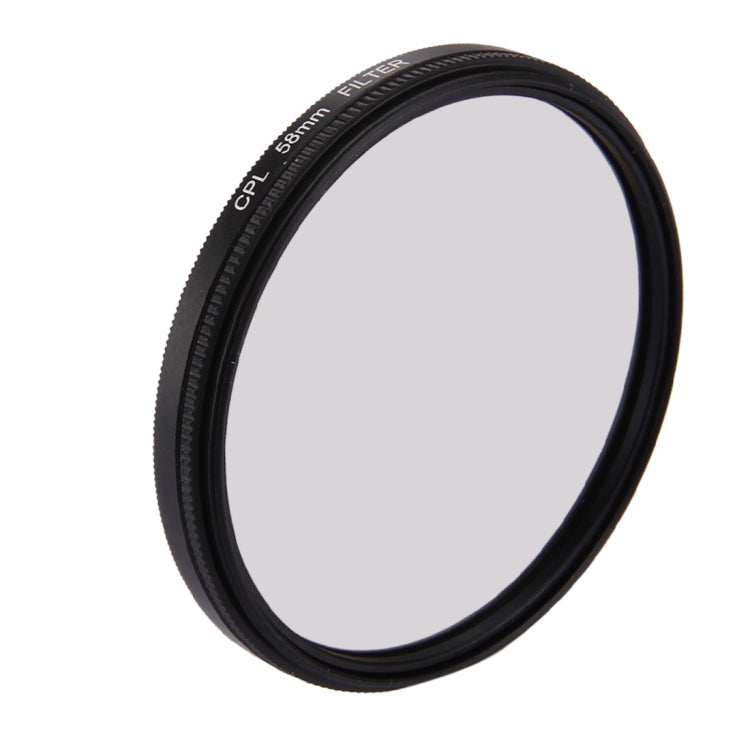 58mm 3 in 1 Round Circle CPL Lens Filter with Cap for GoPro HERO7 Black/6 /5 - Lens Filter by JSR | Online Shopping UK | buy2fix