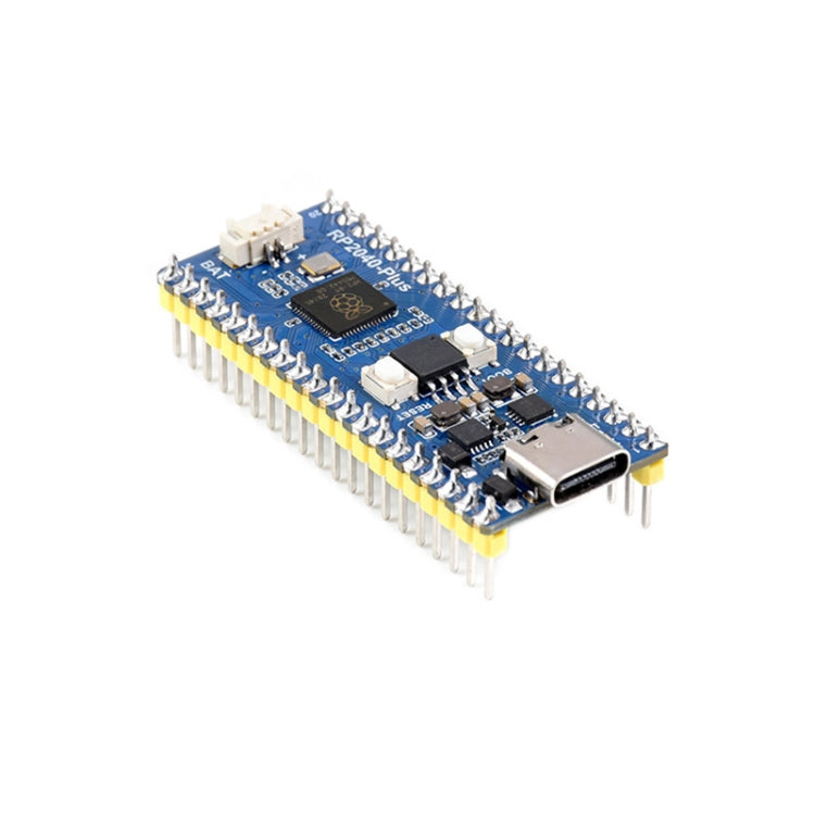 Waveshare RP2040-Plus Pico-like MCU Board Based on Raspberry Pi MCU RP2040, with Pinheader - Modules Expansions Accessories by WAVESHARE | Online Shopping UK | buy2fix