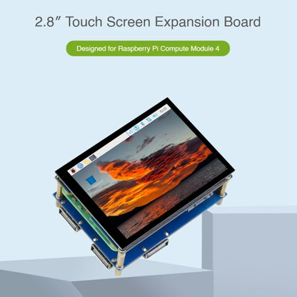 Waveshare 2.8 inch Touch Screen Expansion Fully Laminated Display For Raspberry Pi CM4 - Modules Expansions Accessories by WAVESHARE | Online Shopping UK | buy2fix