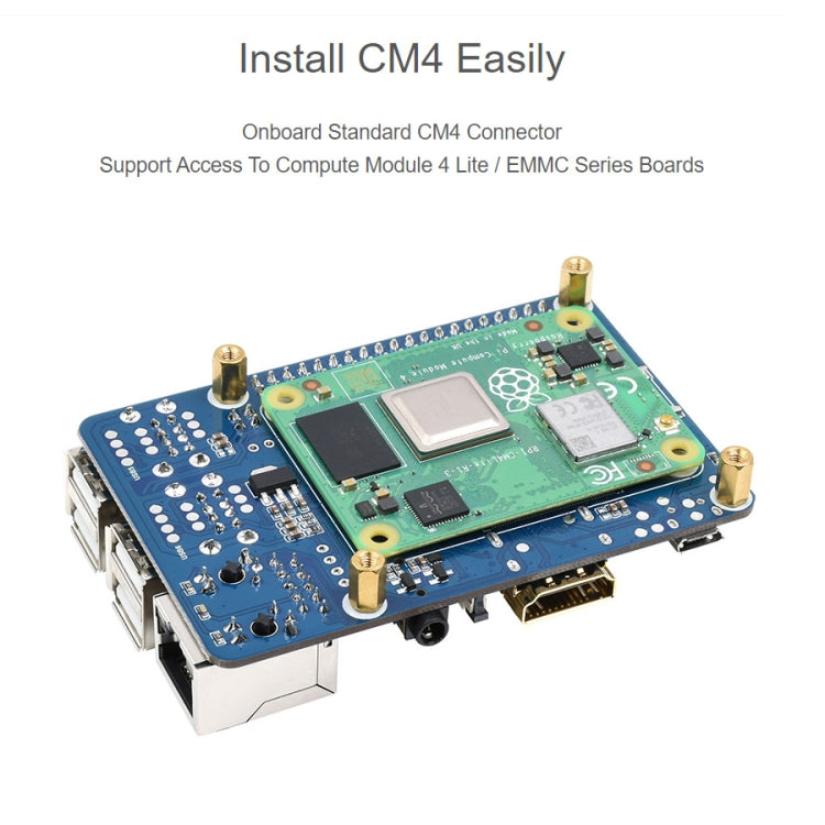 Raspberry Pi CM4 To 3B Adapter for Raspberry Pi 3 Model B/B+ - Modules Expansions Accessories by WAVESHARE | Online Shopping UK | buy2fix