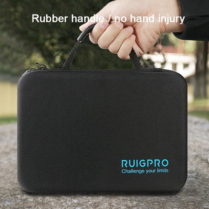RUIGPRO Shockproof Waterproof Portable Case Box for DJI Osmo Action, Size: 17.3cm x 12.3cm x 6.5cm(Black) - DJI & GoPro Accessories by RUIGPRO | Online Shopping UK | buy2fix