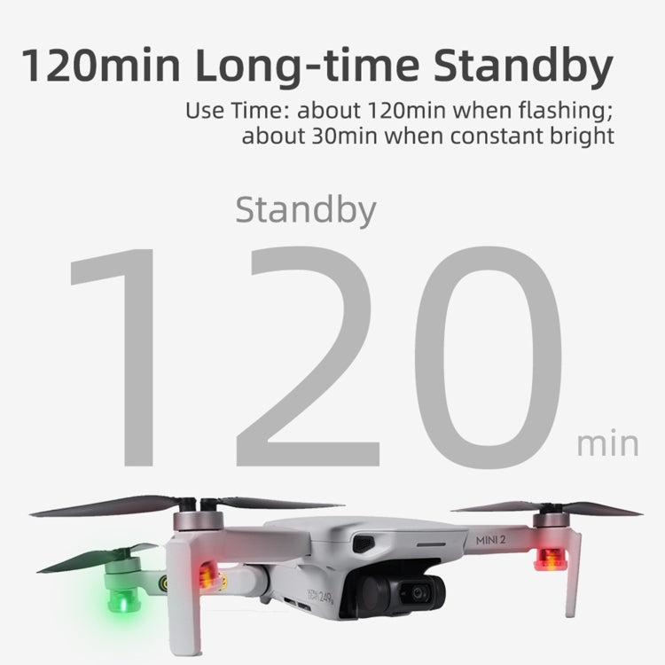 Sunnylife 2-Green + 2-Red Night Strobe LED Light Indicator Light for DJI Mavic 2 / Mini / Mavic Air 2 / FPV - DJI & GoPro Accessories by Sunnylife | Online Shopping UK | buy2fix