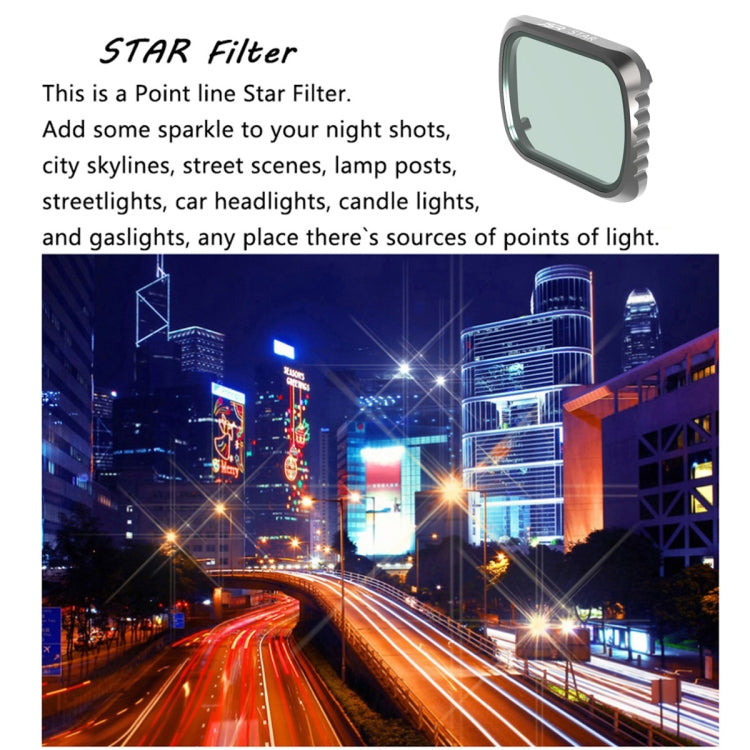 JSR KS STAR Effect  Lens Filter for DJI Air 2S, Aluminum Frame - Lens Filter by JSR | Online Shopping UK | buy2fix