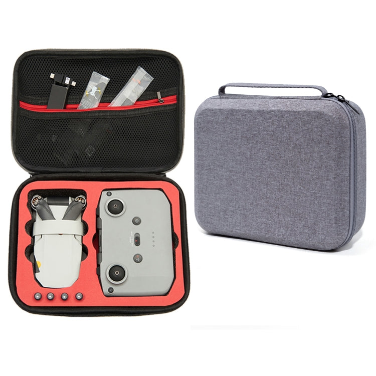 For DJI Mini 2 SE Grey Shockproof Carrying Hard Case Drone Storage Bag, Size: 24 x 19 x 9cm(Red) - Carry Cases & Bags by buy2fix | Online Shopping UK | buy2fix