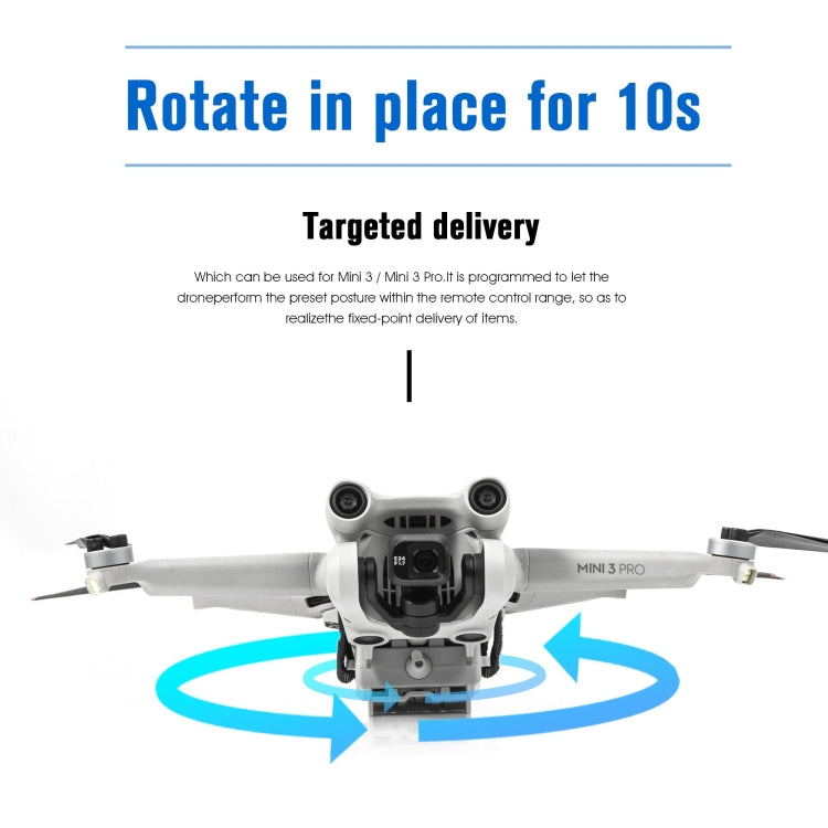 For DJI Mini 3 / Mini 3 Pro STARTRC Air-Dropping System Thrower Parabolic Bracket (Grey) - Other by STARTRC | Online Shopping UK | buy2fix