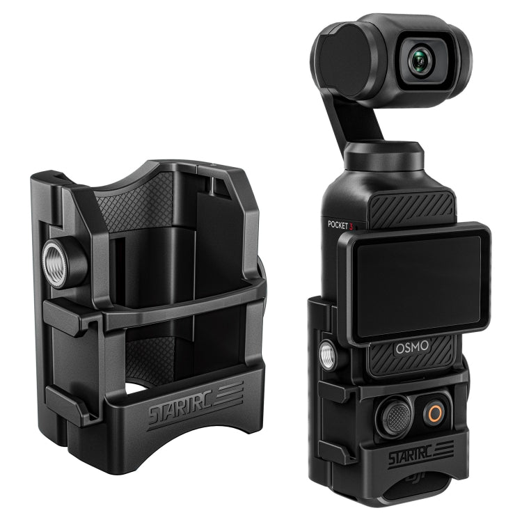 For DJI OSMO Pocket 3 STARTRC Multifunctional Fixed Mount Expansion Adapter Bracket (Black) - Mount & Holder by STARTRC | Online Shopping UK | buy2fix