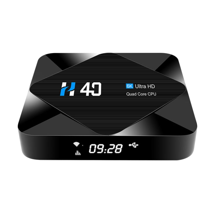 H40 4K Ultra HD Smart TV BOX Android 10.0 Media Player with Remote Control, Quad-core, RAM: 4GB, ROM: 64GB(EU Plug) - Amlogic S905 by buy2fix | Online Shopping UK | buy2fix