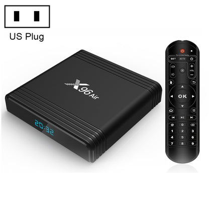 X96 Air 8K Smart TV BOX Android 9.0 Media Player with Remote Control, Quad-core Amlogic S905X3, RAM: 4GB, ROM: 64GB, Dual Band WiFi, Bluetooth, US Plug - Consumer Electronics by buy2fix | Online Shopping UK | buy2fix