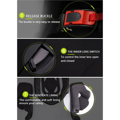 Soman 955 Skyeye Motorcycle Full / Open Face Bluetooth Helmet Headset Full Face, Supports Answer / Hang Up Calls(Matte Black) - Helmets by SOMAN | Online Shopping UK | buy2fix