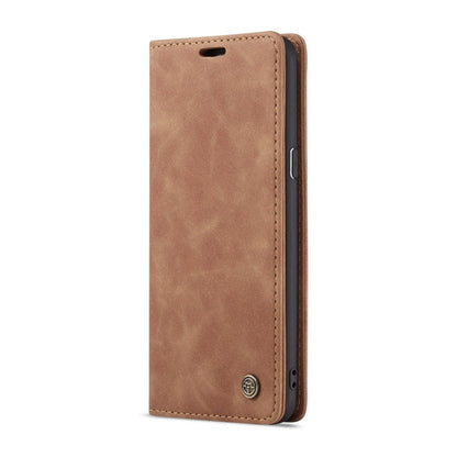 CaseMe-013 Multifunctional Retro Frosted Horizontal Flip Leather Case with Card Slot & Holder & Wallet for Galaxy S9 Plus(Brown) - Galaxy Phone Cases by CaseMe | Online Shopping UK | buy2fix