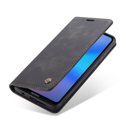 CaseMe-013 Multifunctional Horizontal Flip Leather Case with Card Slot & Holder for Huawei P20 Lite(Black) - Huawei Cases by CaseMe | Online Shopping UK | buy2fix