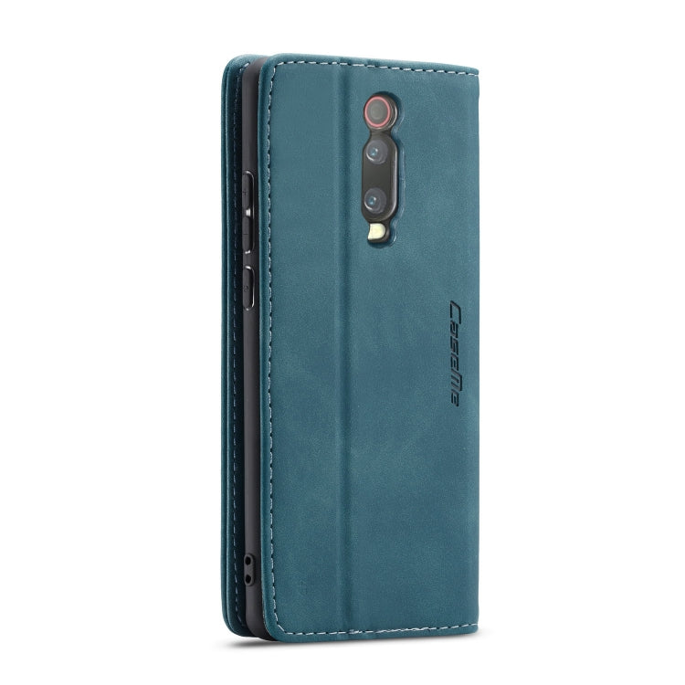 CaseMe-013 Multi-functional Retro Frosted Horizontal Flip Leather Case with Card Slot & Holder & Wallet For Xiaomi Mi 9T Pro / Redmi K20 Pro / Xiaomi Mi 9T / Redmi K20(Blue) - Xiaomi Cases by CaseMe | Online Shopping UK | buy2fix