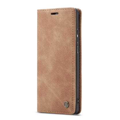 CaseMe-013 Multi-functional Retro Frosted Horizontal Flip Leather Case with Card Slot & Holder & Wallet For Galaxy A20e(Brown) - Galaxy Phone Cases by CaseMe | Online Shopping UK | buy2fix