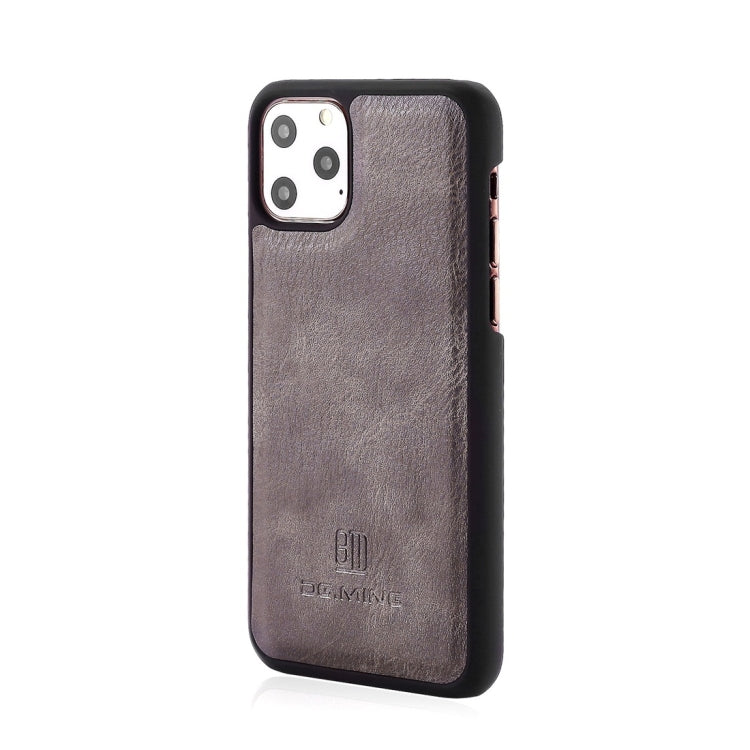 For iPhone 11 Pro DG.MING Crazy Horse Texture Flip Detachable Magnetic Leather Case with Holder & Card Slots & Wallet (Grey) - iPhone 11 Pro Cases by DG.MING | Online Shopping UK | buy2fix