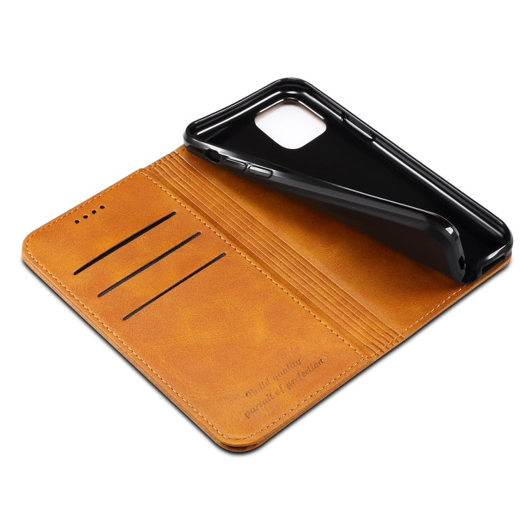 Suteni Calf Texture Horizontal Flip Leather Case with Holder & Card Slots & Wallet for iPhone 11 Pro(Brown) - iPhone 11 Pro Cases by Suteni | Online Shopping UK | buy2fix