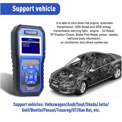 KONNWEI KW450 Car 2.8 inch TFT Color Screen Battery Tester Support 2 Languages / System  XP WIN7 WIN8 WIN10 - Code Readers & Scan Tools by KONNWEI | Online Shopping UK | buy2fix