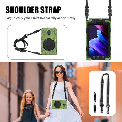 For Samsung Galaxy Tab active 3 T570 / T575 8.0 Shockproof Colorful Silicone + PC Protective Case with Holder & Shoulder Strap & Hand Strap(Camouflage) - Other Galaxy Tab PC by buy2fix | Online Shopping UK | buy2fix