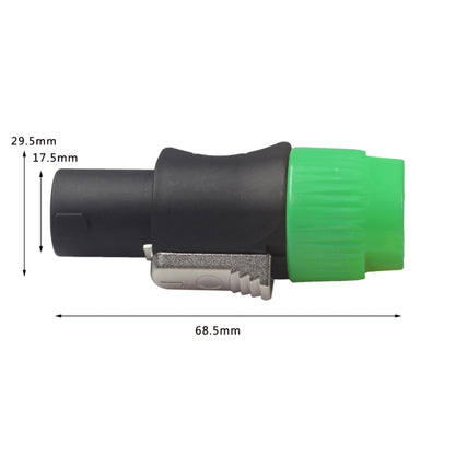 NL4FC 2221 4 Pin Plug Male Speaker Audio Connector(Green) - Consumer Electronics by buy2fix | Online Shopping UK | buy2fix