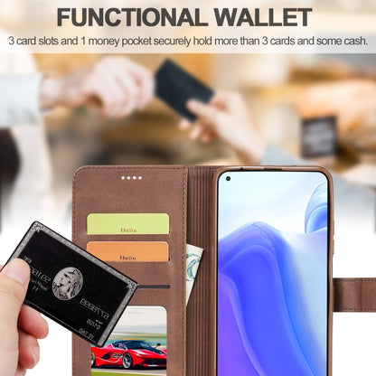 For Xiaomi Mi 10 5G / Mi 10T Pro 5G LC.IMEEKE Calf Texture Horizontal Flip Leather Case with Holder & Card Slots & Wallet(Brown) - Xiaomi Cases by LC.IMEEKE | Online Shopping UK | buy2fix