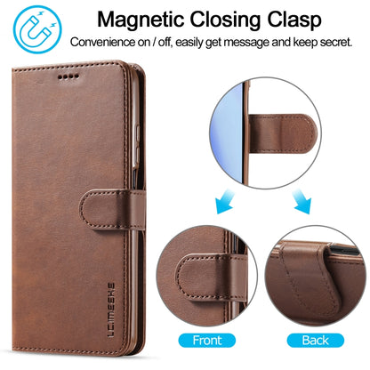 For Xiaomi Mi 10 5G / Mi 10T Pro 5G LC.IMEEKE Calf Texture Horizontal Flip Leather Case with Holder & Card Slots & Wallet(Brown) - Xiaomi Cases by LC.IMEEKE | Online Shopping UK | buy2fix