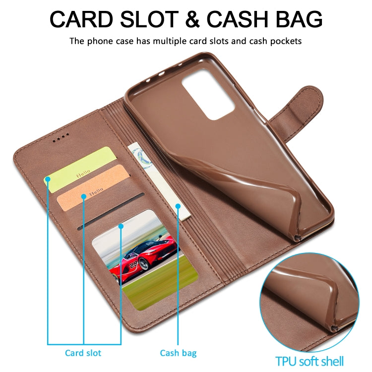 For Xiaomi Mi 10 5G / Mi 10T Pro 5G LC.IMEEKE Calf Texture Horizontal Flip Leather Case with Holder & Card Slots & Wallet(Brown) - Xiaomi Cases by LC.IMEEKE | Online Shopping UK | buy2fix