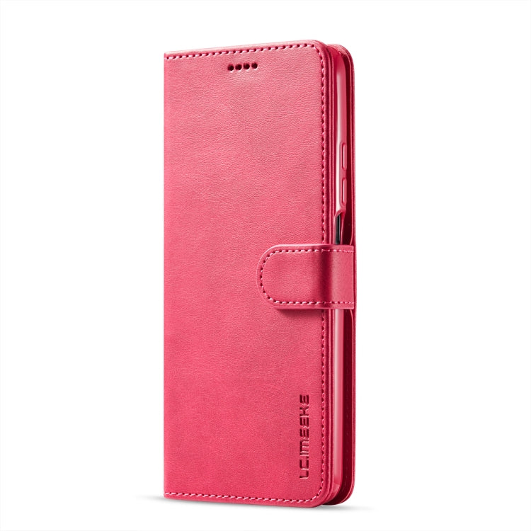 For Xiaomi Mi 10 5G / Mi 10T Pro 5G LC.IMEEKE Calf Texture Horizontal Flip Leather Case with Holder & Card Slots & Wallet(Red) - Xiaomi Cases by LC.IMEEKE | Online Shopping UK | buy2fix