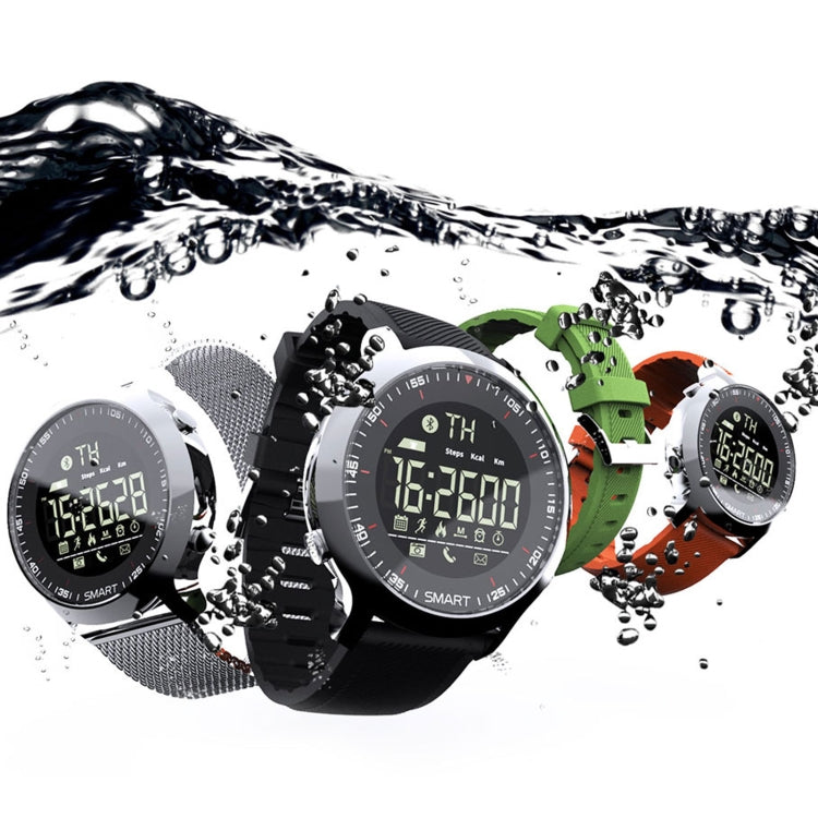 Lokmat MK18 1.1 inch Circle Screen IP68 Waterproof Smart Watch, Support Information Reminder / Remote Camera / Walking Motion Monitor(Orange) - Smart Wear by Lokmat | Online Shopping UK | buy2fix