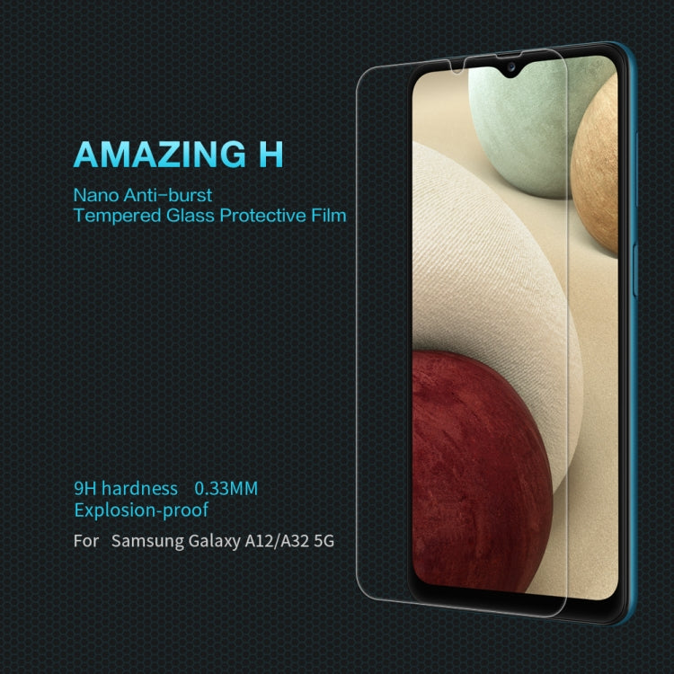 For Samsung Galaxy A12 & A32 5G NILLKIN H Explosion-proof Tempered Glass Film - Galaxy Tempered Glass by NILLKIN | Online Shopping UK | buy2fix