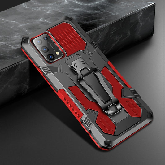 For OPPO Reno5 5G Machine Armor Warrior Shockproof PC + TPU Protective Case(Red) - OPPO & vivo Accessories by buy2fix | Online Shopping UK | buy2fix