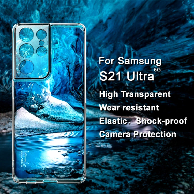 For Samsung Galaxy S21 Ultra 5G IMAK UX-5 Series Transparent Shockproof TPU Protective Case - Galaxy S21 Ultra 5G Cases by imak | Online Shopping UK | buy2fix