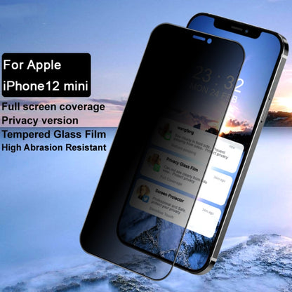 For iPhone 12 mini IMAK HD Anti-spy Tempered Glass Protective Film - iPhone 12 mini Tempered Glass by imak | Online Shopping UK | buy2fix