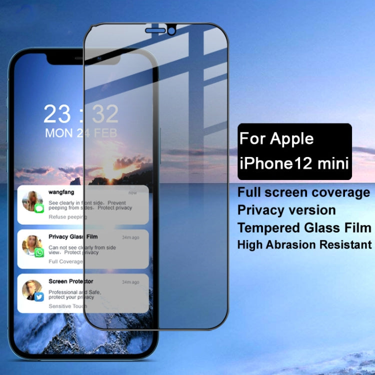 For iPhone 12 mini IMAK HD Anti-spy Tempered Glass Protective Film - iPhone 12 mini Tempered Glass by imak | Online Shopping UK | buy2fix